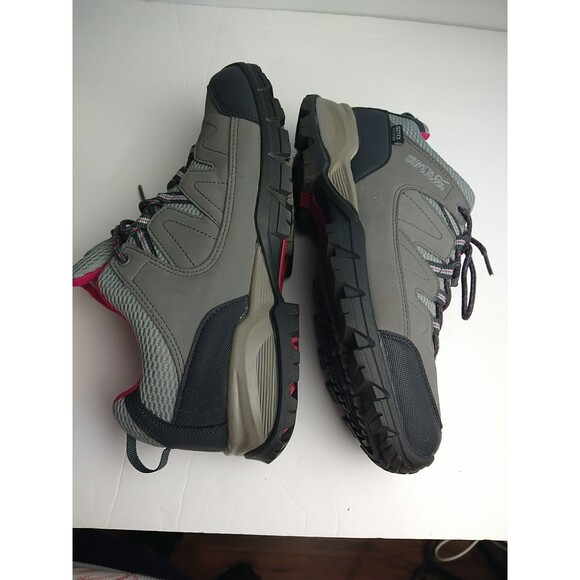 Regatta Great Outdoor Woman 9 Lady Holcombe Low Grey Pink Hiker Active Outddor - Picture 9 of 11